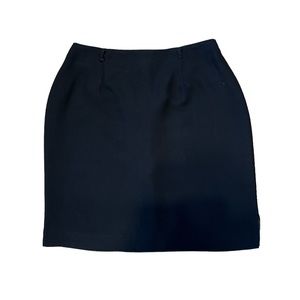 Worthington Petite Lined Black Pencil Skirt